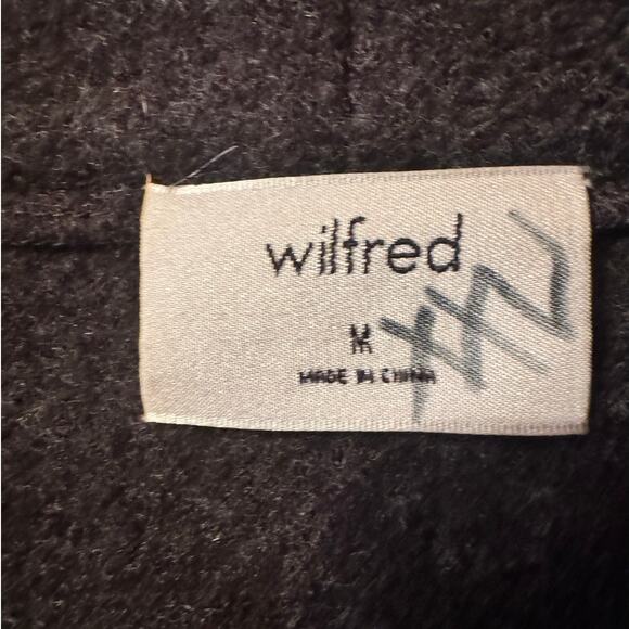 Wilfred M 100% Merino Wool open front cardigan Wide sleeve minimalist - Picture 5 of 8